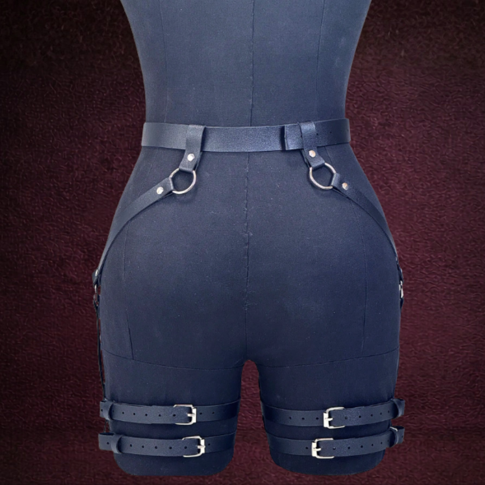 Double Thigh Garter Belt